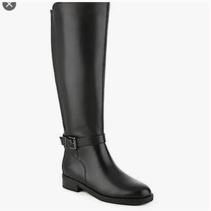 Blondo tall black leather waterproof boot. Size 8